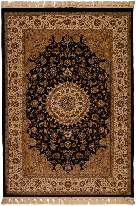 Isfahan 2438A Black Cream