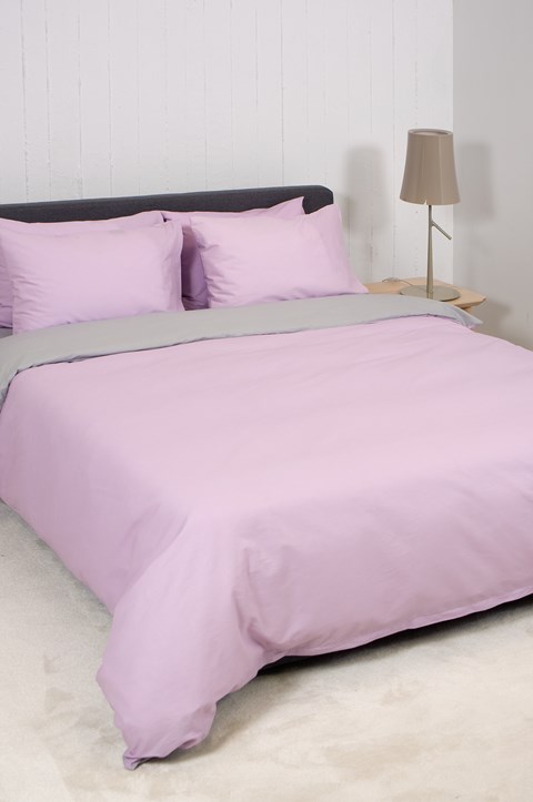 Παπλωματοθήκη HOME VIEW Lilac  Lt Grey