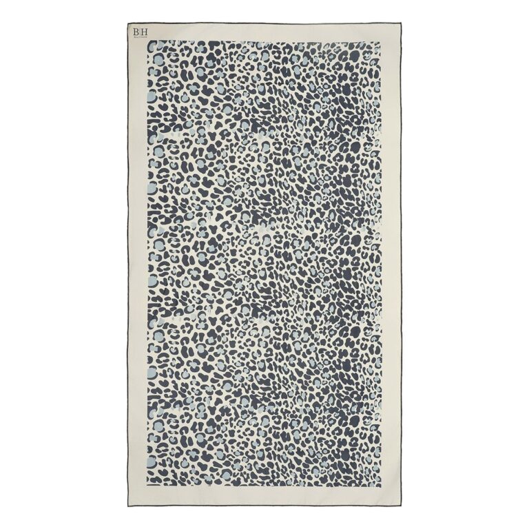 Beauty Home Πετσέτα θαλάσσης διπλής όψης Microfiber Art 2252 90x160 Γκρι