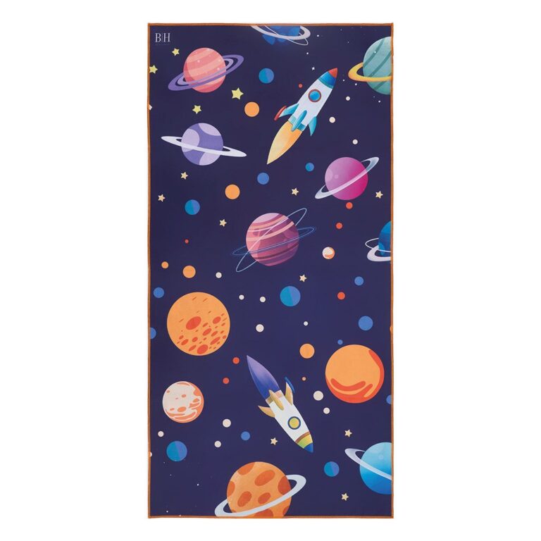 Beauty Home Πετσέτα θαλάσσης διπλής όψης παιδική Microfiber Αrt 2262 Μπλε