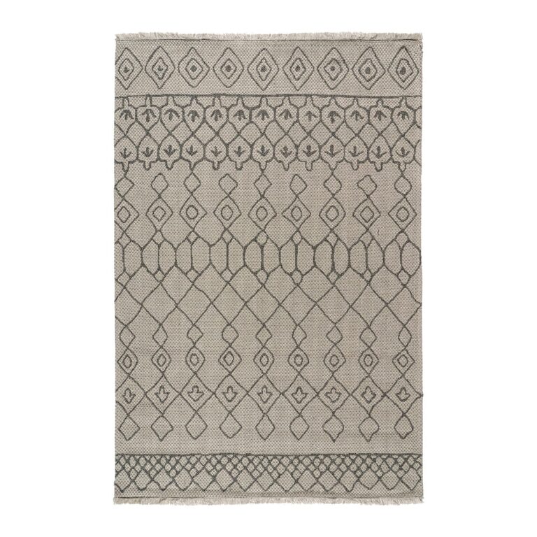 Beauty Home Χαλί βαμβακερό Cocotton 9231 125x180 Γκρι