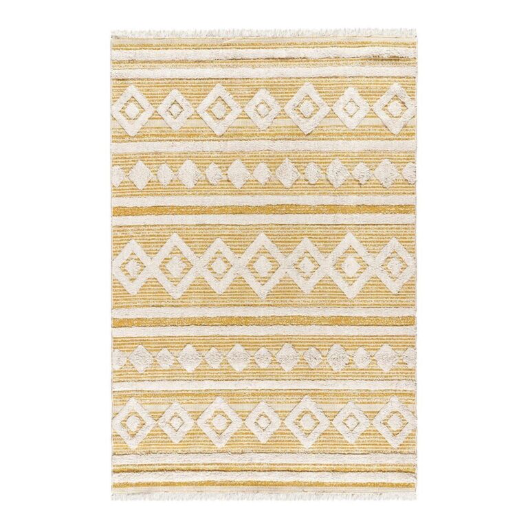Beauty Home Χαλί βαμβακερό Morocotton 9239 Κίτρινο